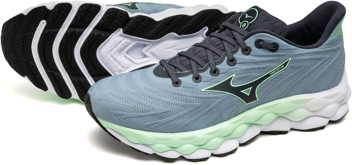 Mizuno Wave Sky 8 Mens Running Shoes - Blue