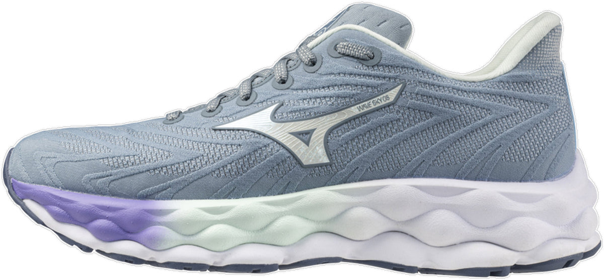 Mizuno Wave Sky 8 Womens Running Shoes - Grey