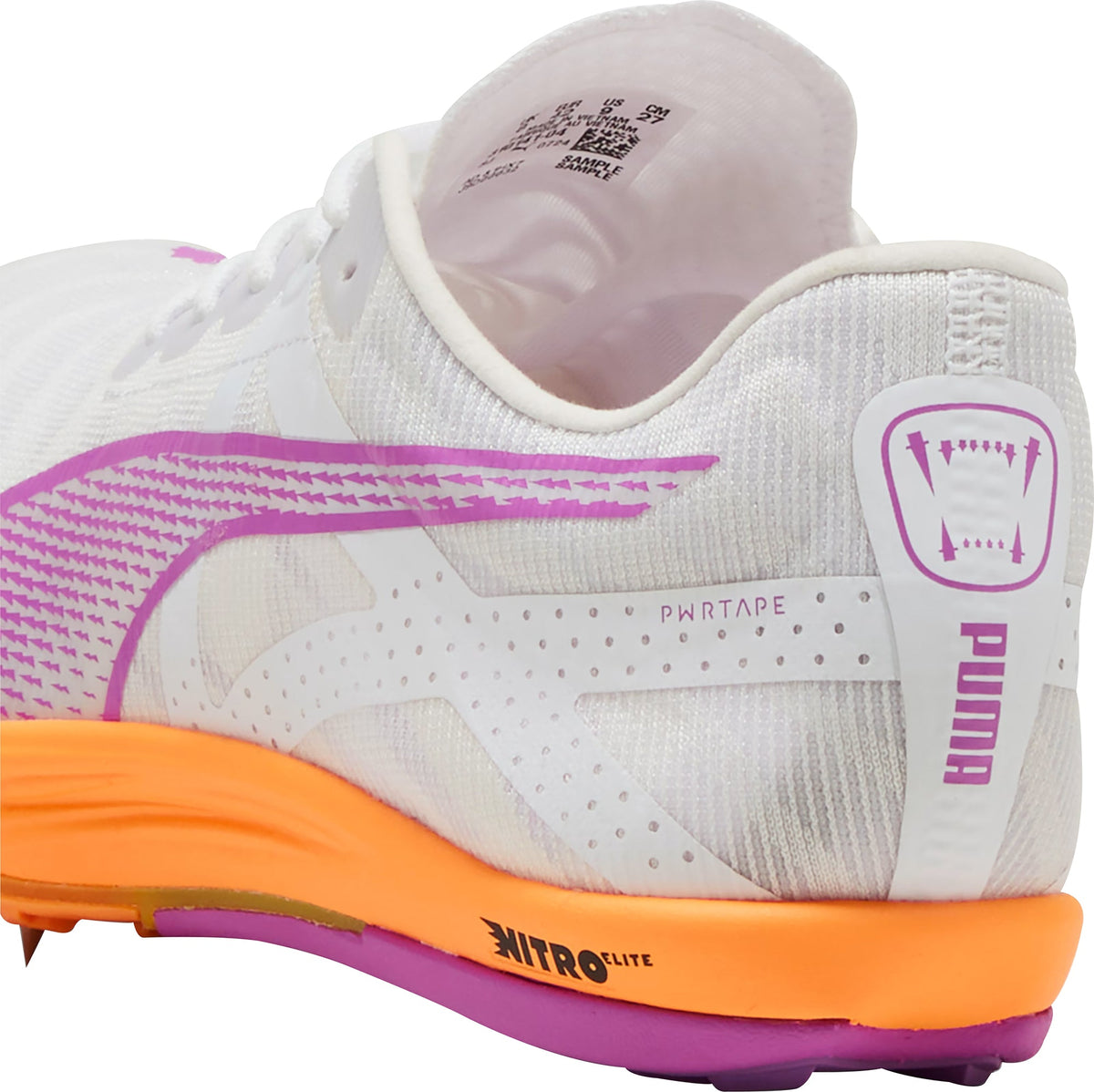 Puma Crossfox Nitro Elite Cross Country Running Spikes - White