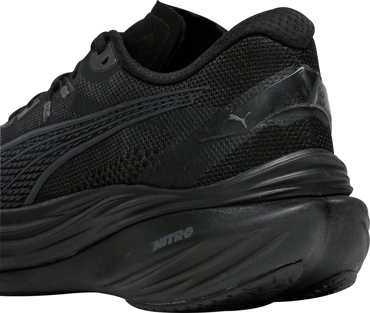 Puma Deviate Nitro 3 WIDE FIT Mens Running Shoes - Black
