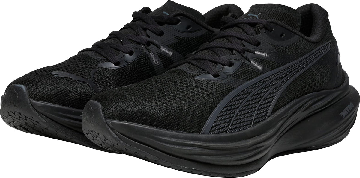 Puma Deviate Nitro 3 WIDE FIT Mens Running Shoes - Black