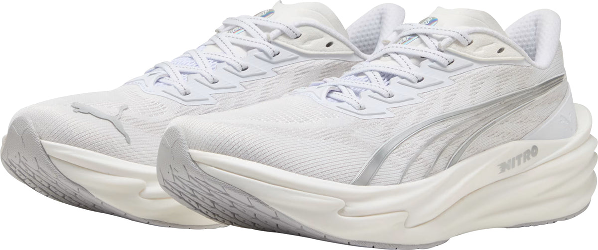 Puma Deviate Nitro 4 Mens Running Shoes - White