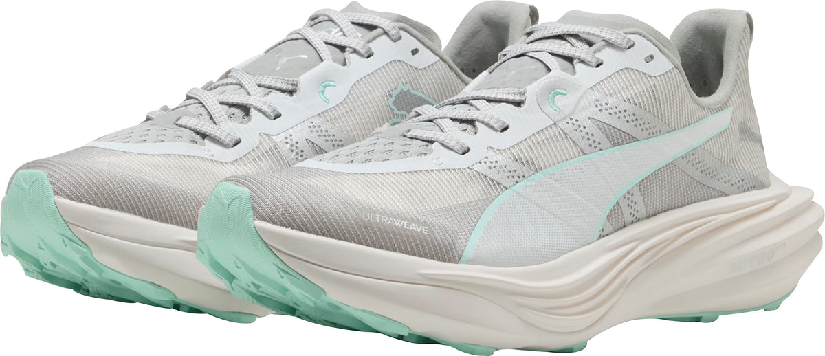 Puma Deviate Nitro Elite Womens Trail Running Shoes - Grey