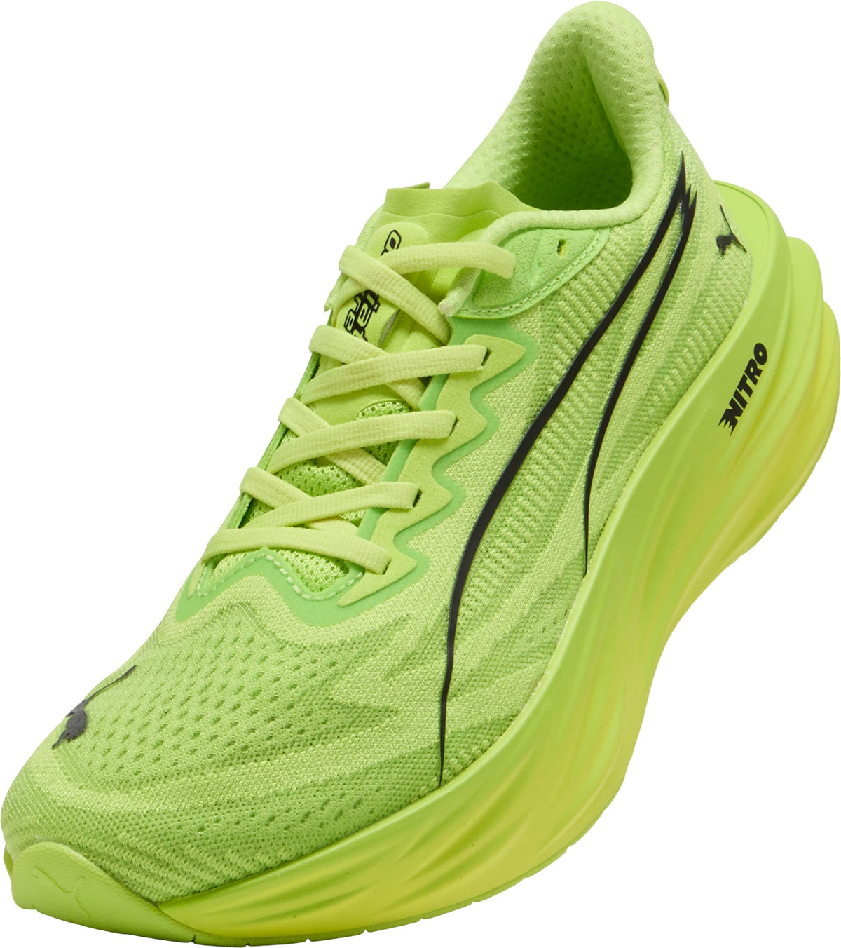 Puma Deviate Pure Nitro Womens Running Shoes - Green
