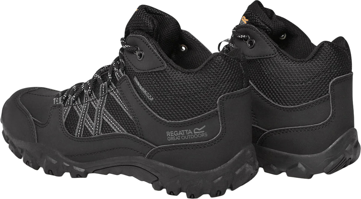 Regatta Edgepoint Waterproof Mens Walking Boots - Black