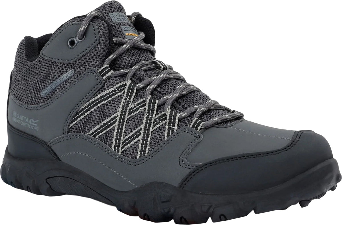Regatta Edgepoint Waterproof Mens Walking Boots - Grey