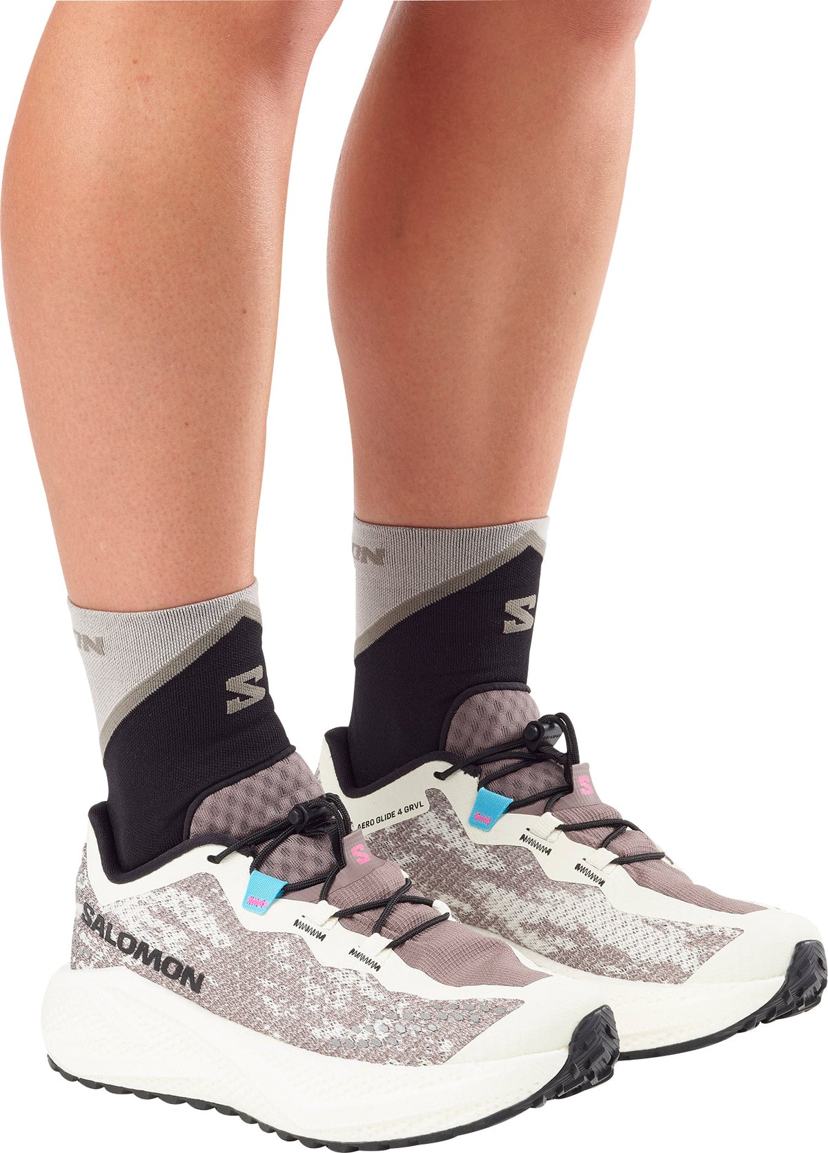 Salomon Aero Glide 4 GRVL Womens Trail Running Shoes - White