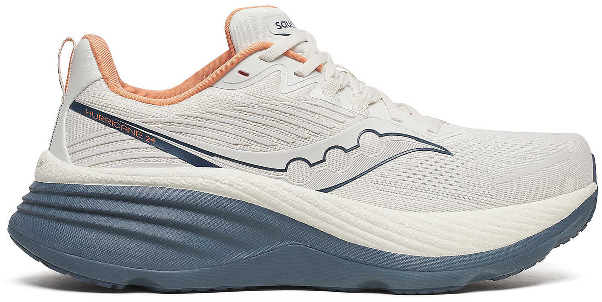 Saucony Hurricane 24 Mens Running Shoes - White