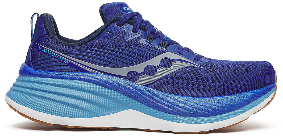 Saucony Hurricane 24 Mens Running Shoes - Blue
