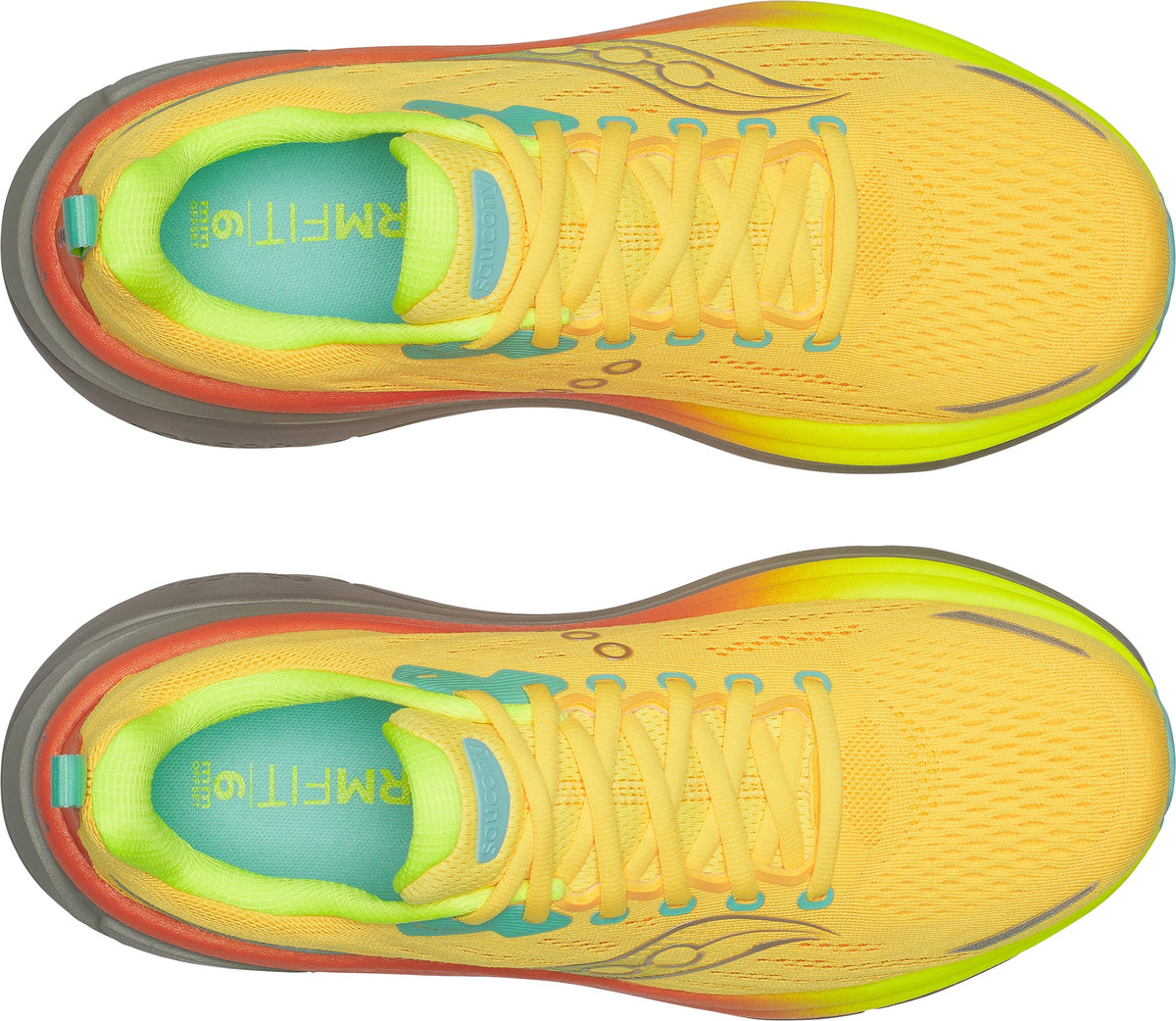Saucony Hurricane 25 Mens Running Shoes - Yellow
