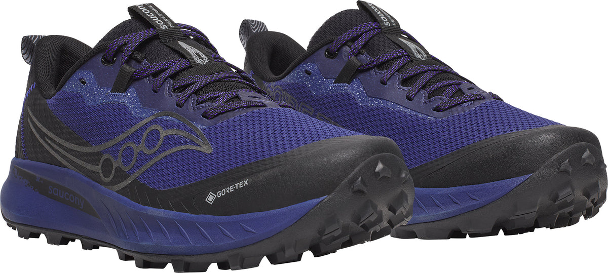 Saucony Peregrine 15 GORE-TEX Mens Trail Running Shoes - Blue