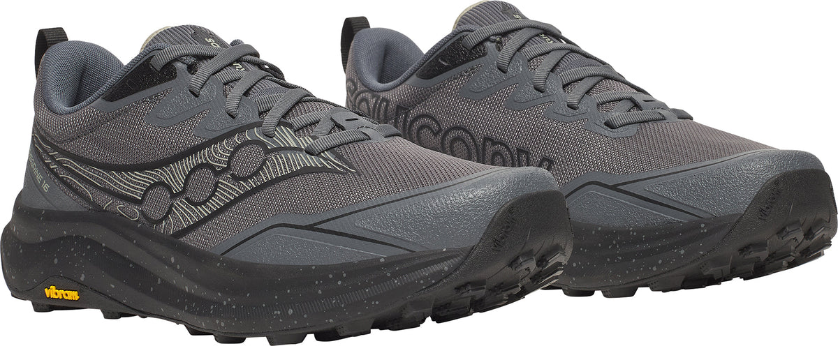 Saucony Peregrine 16 Mens Trail Running Shoes - Grey