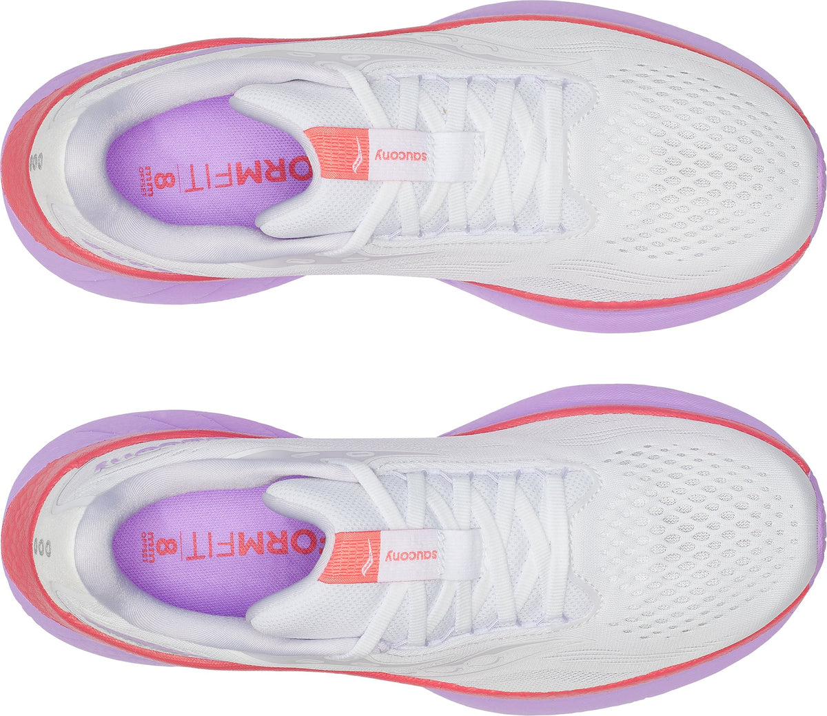 Saucony Ride 18 Womens Running Shoes - White