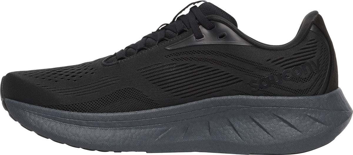Saucony Ride 18 Mens Running Shoes - Black