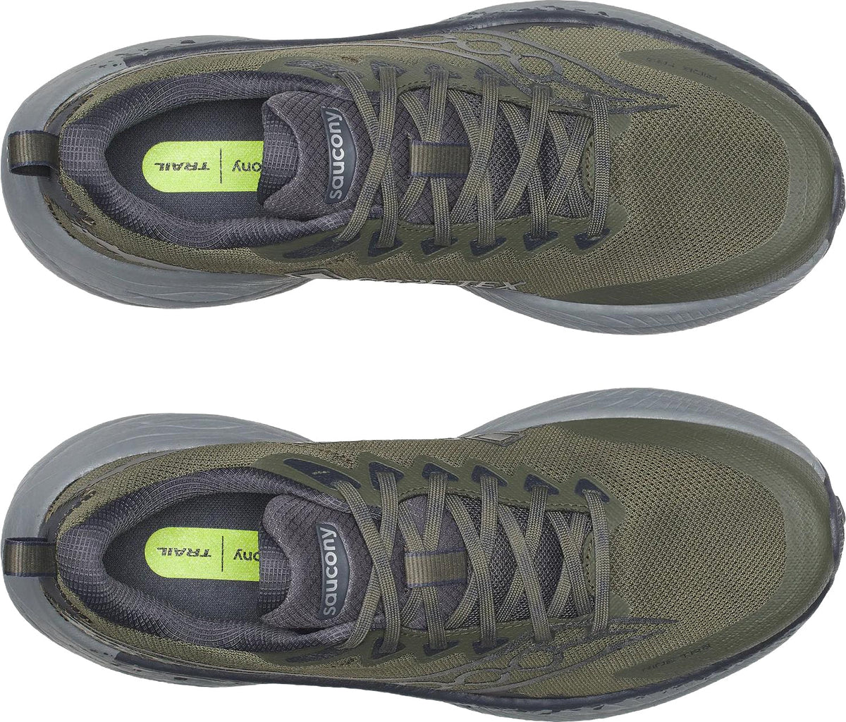 Saucony Ride TR3 GORE-TEX Mens Trail Running Shoes - Green
