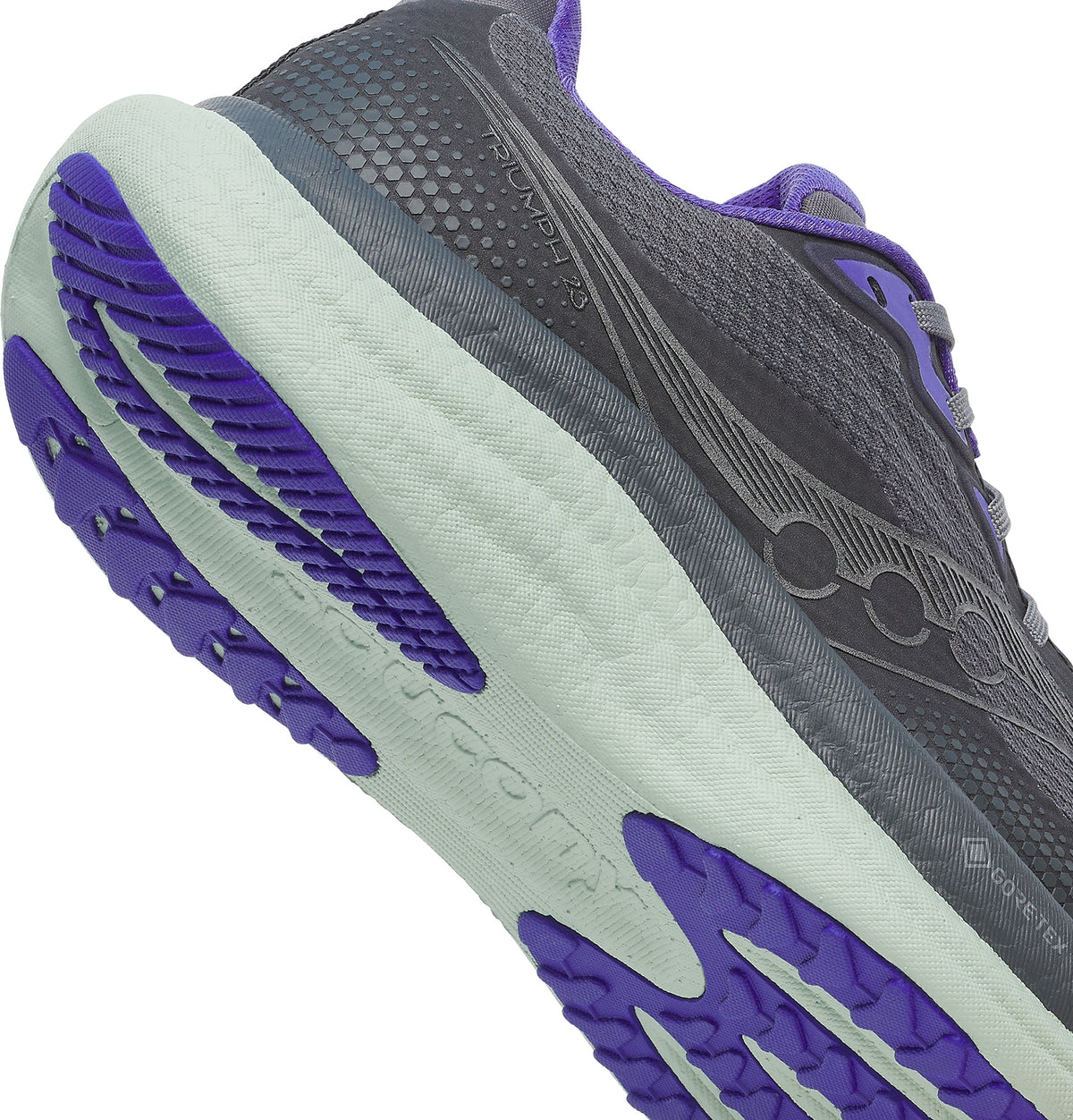 Saucony Triumph 23 GORE-TEX Womens Running Shoes - Grey