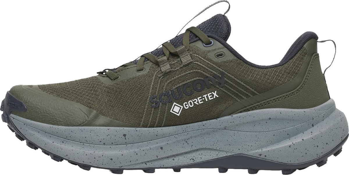 Saucony Xodus Ultra 4 GORE-TEX Mens Trail Running Shoes - Green