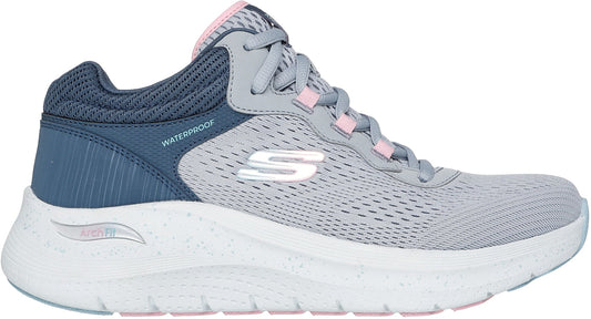 Skechers Arch Fit 2.0 Rainy Days Waterproof Womens Walking Shoes - Grey