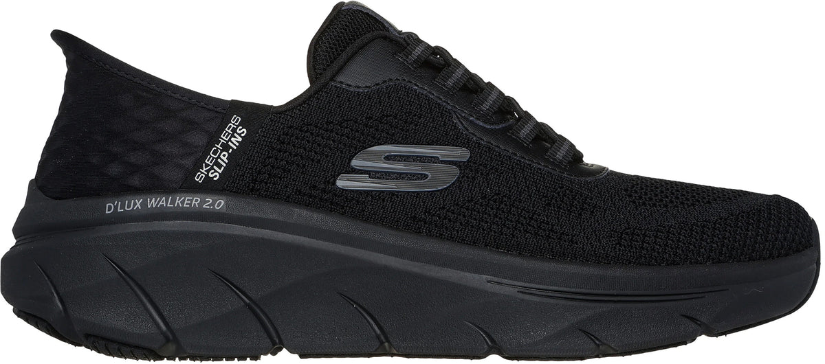 Skechers D'Lux Walking 2.0 Rezinate Mens Walking Shoes - Black