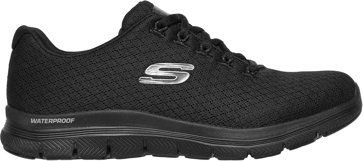 Skechers Flex Appeal 4 Coated Fideli Womens Training Shoes - Black