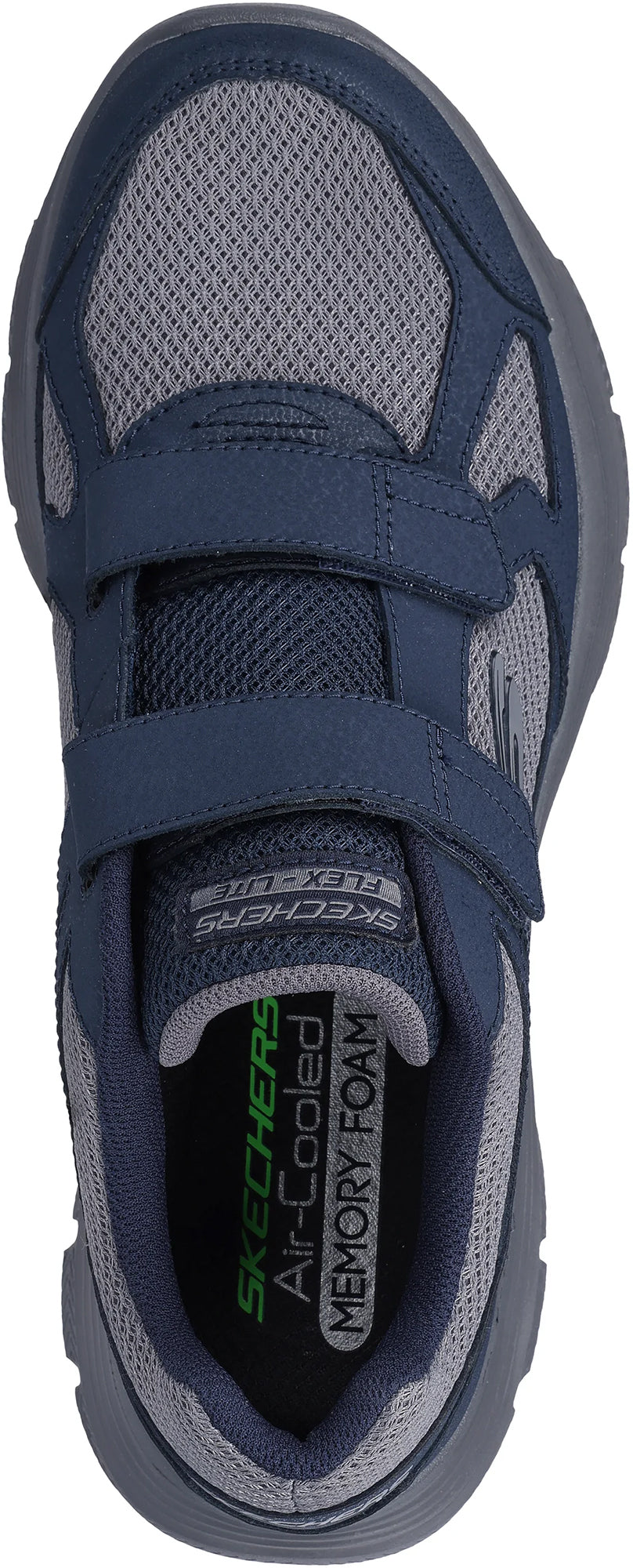 Skechers Flex GURN Velcro Mens Shoes - Blue