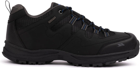 Trespass Finley Waterproof Mens Walking Shoes - Black