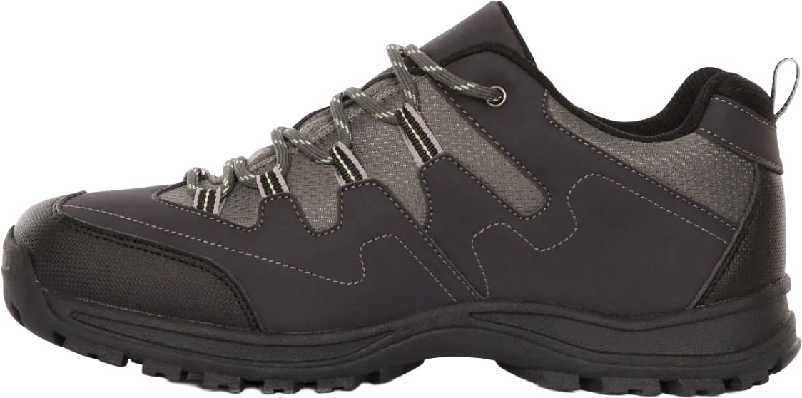 Trespass Finley Waterproof Mens Walking Shoes - Grey