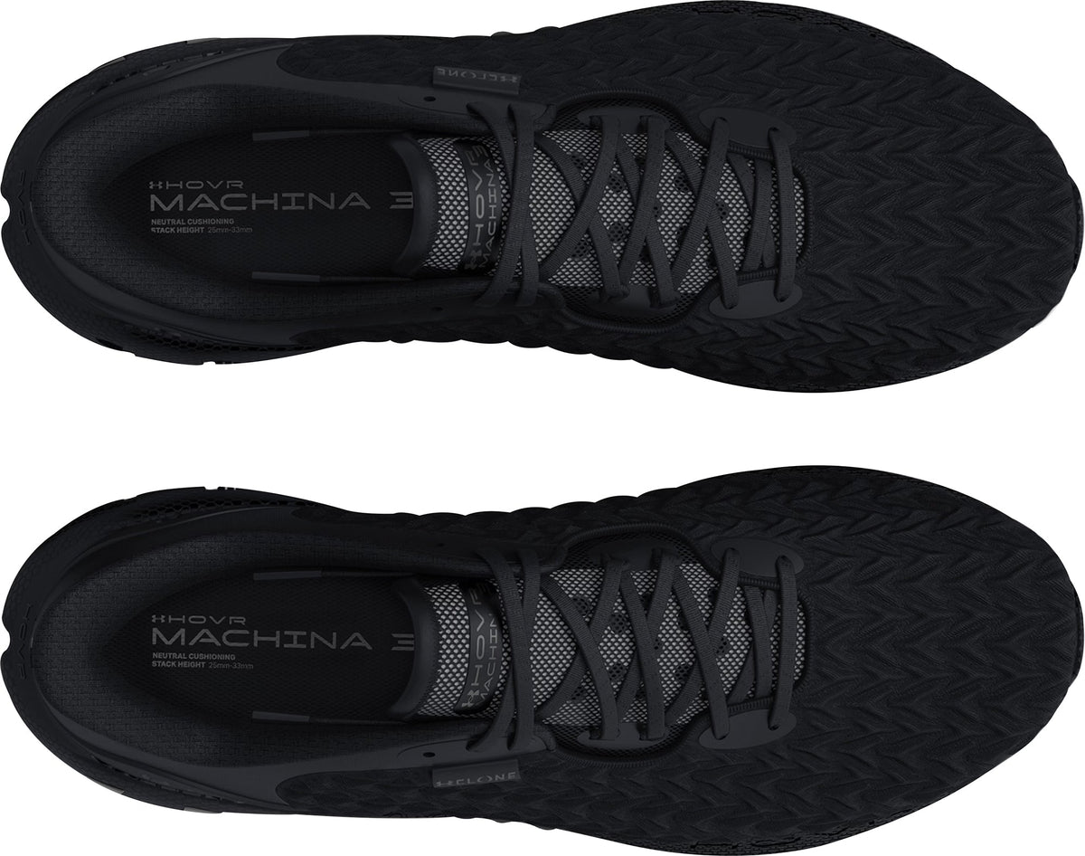 Under Armour HOVR Machina 3 Clone Mens Running Shoes - Black