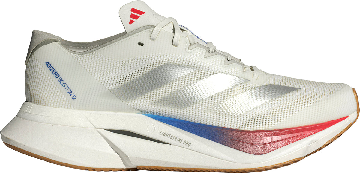 adidas Adizero Boston 12 Womens Running Shoes - White