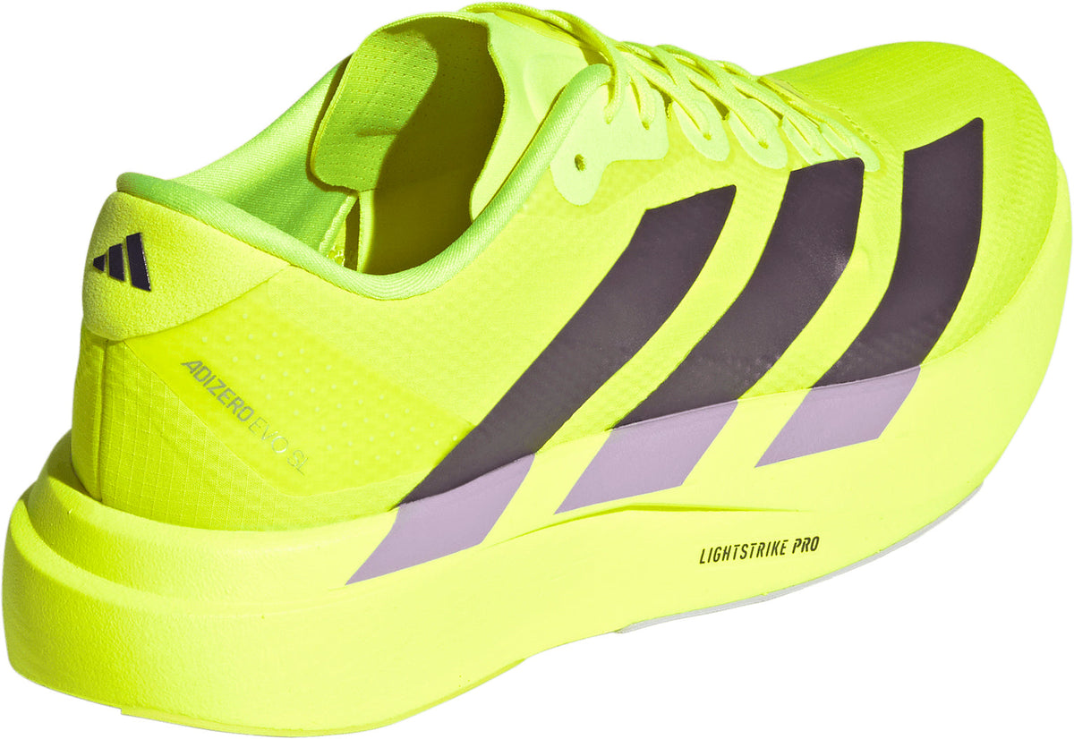 adidas Adizero EVO SL Woven Mens Running Shoes - Yellow