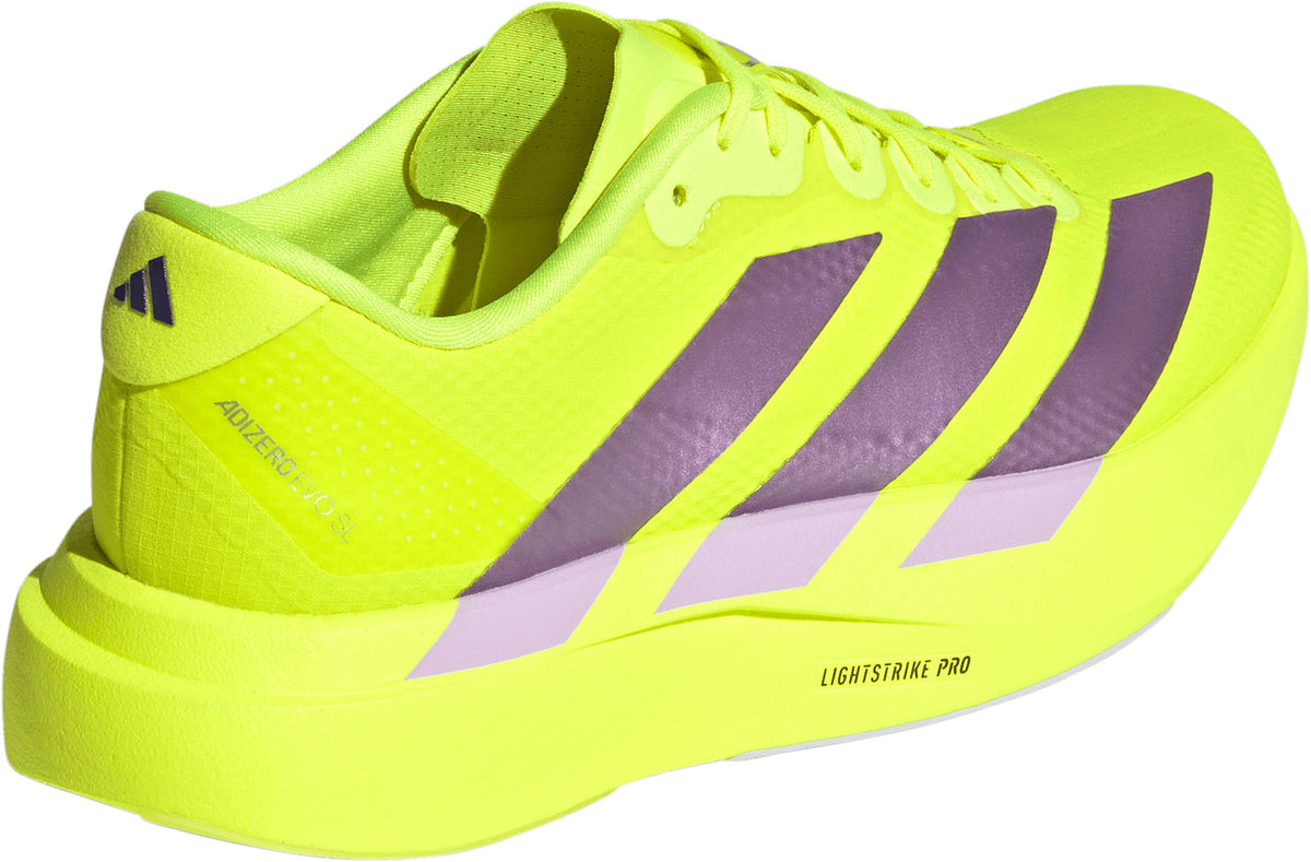 adidas Adizero EVO SL Woven Womens Running Shoes - Yellow