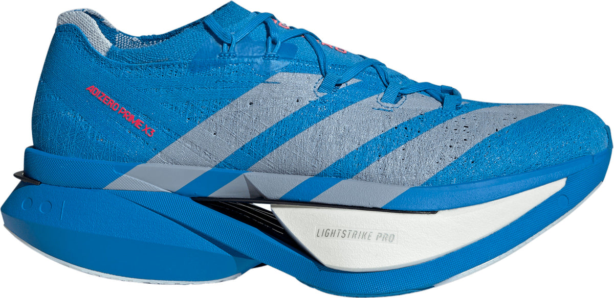 adidas Adizero Prime X3 Strung Running Shoes - Blue