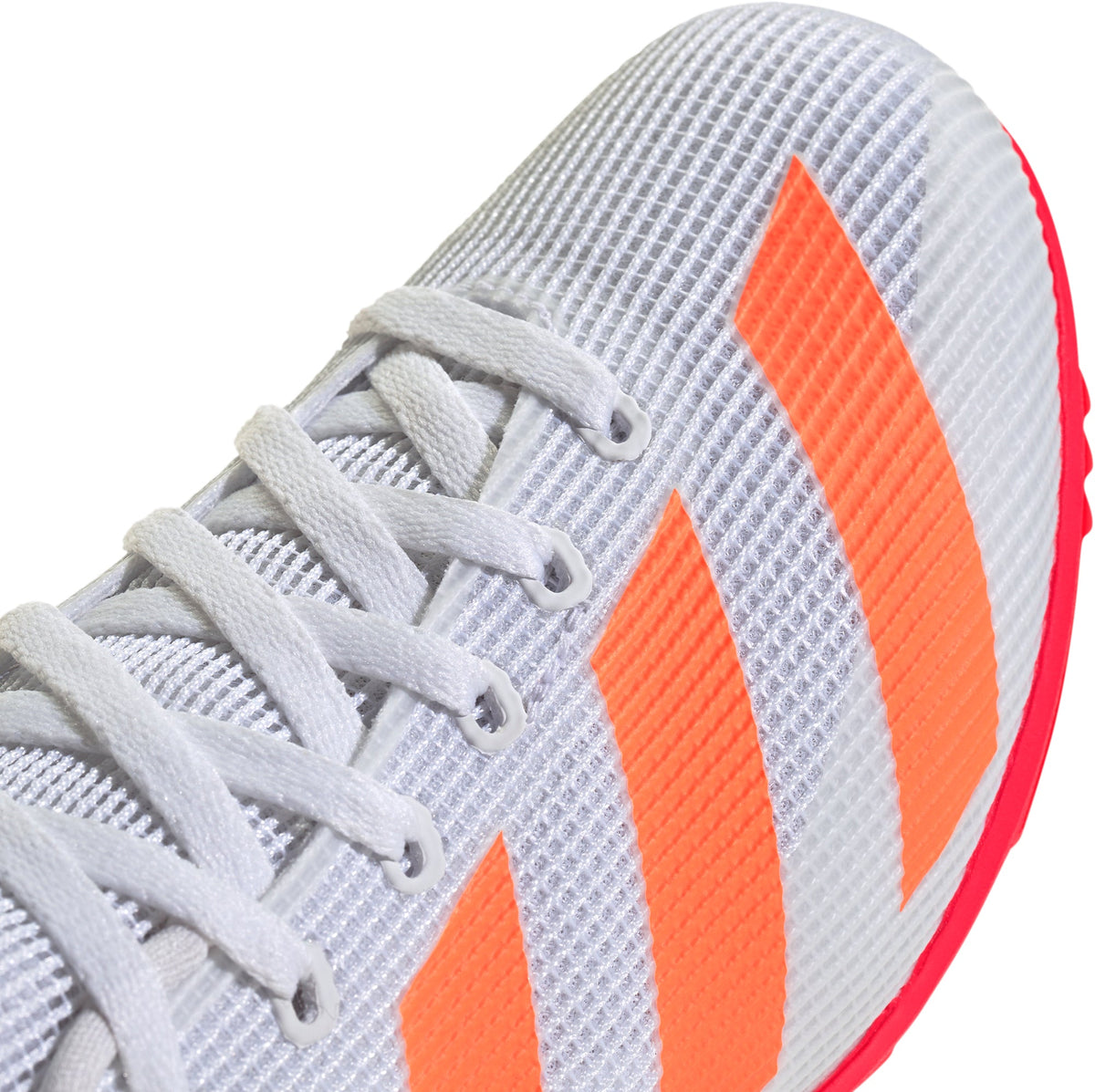 adidas Allroundstar Junior Running Spikes - White
