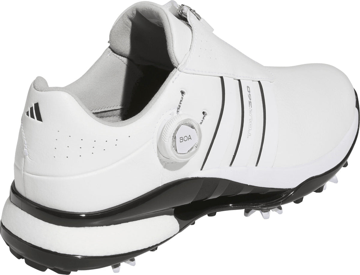 adidas Tour360 24 BOA Mens Golf Shoes - White