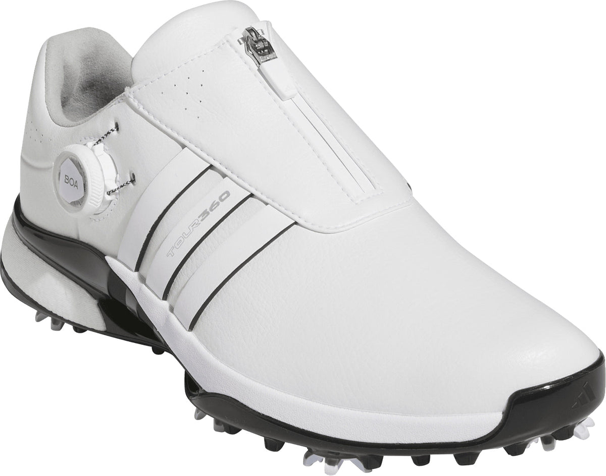 adidas Tour360 24 BOA Mens Golf Shoes - White