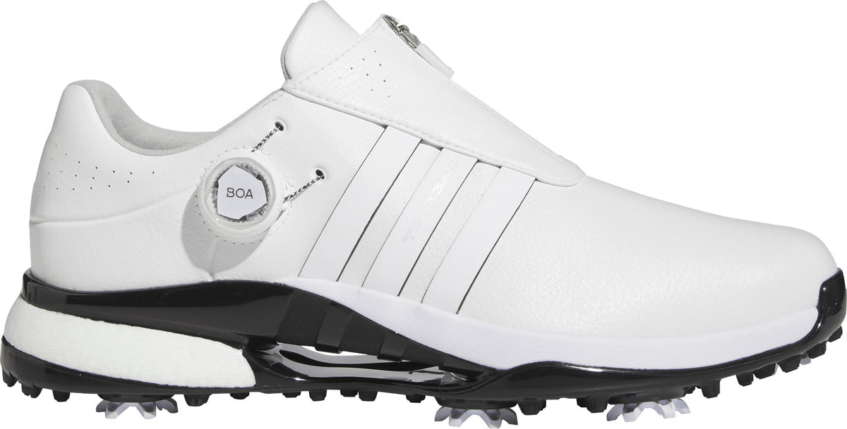 adidas Tour360 24 BOA Mens Golf Shoes - White