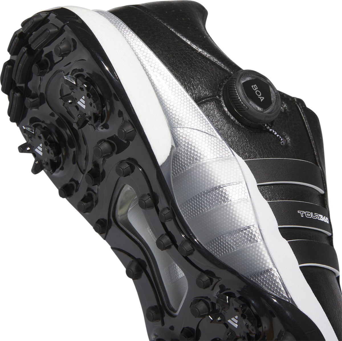 adidas Tour360 24 BOA Mens Golf Shoes - Black