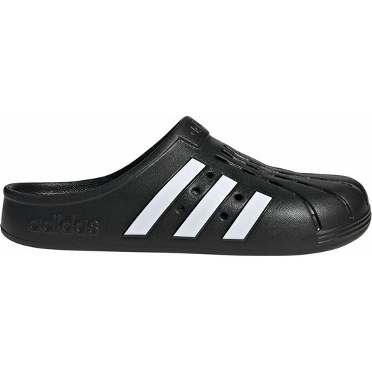 adidas Adilette Clog Sliders - Black