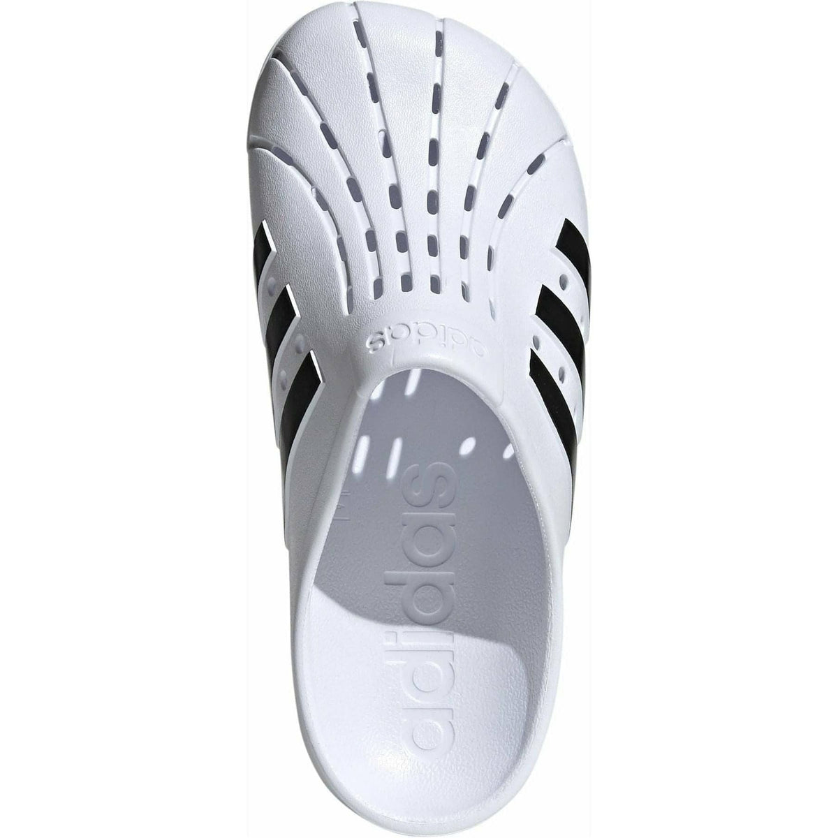 adidas Adilette Clog Sliders - White