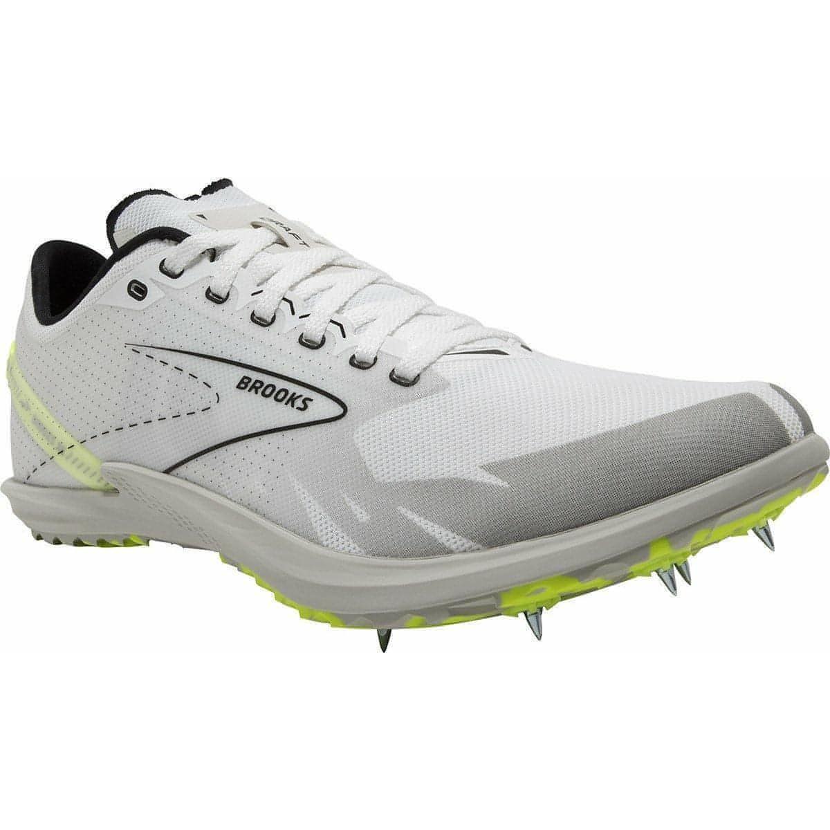Brooks Draft XC Cross Country Spikes - White